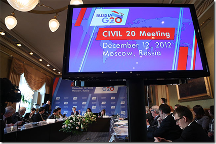 Конференция Глобальной Гражданской двадцатки в Москве. Фото РИА Новости