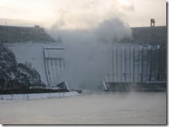 Саяно-Шушенская ГЭС 2 января 2010 года