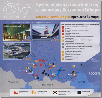 Нижне-Ангарская ГЭС фигурировала в рекламе компании En+ еще в 2012 году