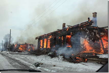 Так сжигали дома в Кежме во имя запуска Богучанской ГЭС