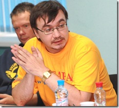 Александр Колотов (Плотина.Нет!) на конференции в Петербурге, 03.09.2010
