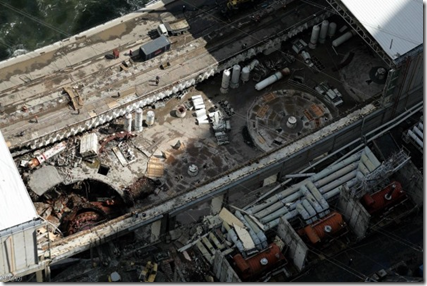 Последствия аварии 2009 года на Саяно-Шушенской ГЭС. Фото пресс-службы ОАО РусГидро