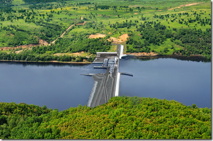 Проект строящейся Нижне-Бурейской ГЭС. Фото с сайта ОАО РусГидро