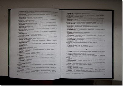 Словарь кежемского говора