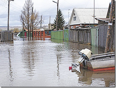 Наводнение в Красноярском крае