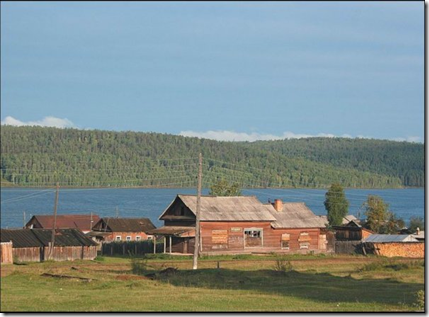 Деревня Аталанка, нареченная в повести Матерой (фото Константина Житова)