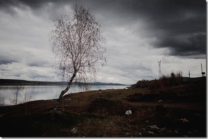 Берег Ангары в районе села Богучаны. Фото: Платон Терентьев