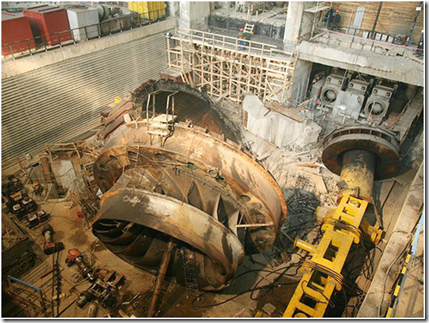 17.08.2009 года на Саяно-Шушенской ГЭС произошла авария с гидроагрегатом № 2 мощностью 640 МВт