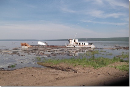 Осень 2012 года. Ангара в зоне затопления Богучанской ГЭС. Фото: Роман Малясов