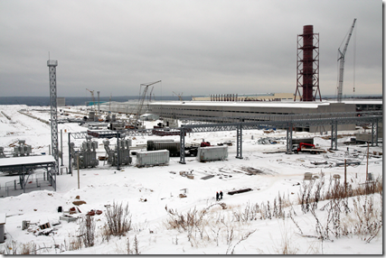 Строительство Богучанского алюминиевого завода в Нижнем Приангарье. Фото пресс-службы ОК РУСАЛ
