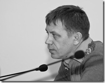Алексей Колпаков на круглом столе по Нижнему Приангарью