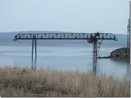 Рис. 3. Начало заполнения Богучанского водохранилища в мае 2012 г.