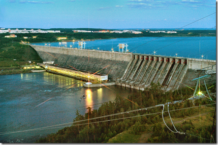 Усть-Илимская ГЭС - одна из гидроэлектростанций Ангарского каскада