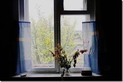 Зона затопления Богучанской ГЭС в Иркутской области. Село Кеуль, сентябрь 2013. В одном из покинутых домов. Фото: Платон Терентьев